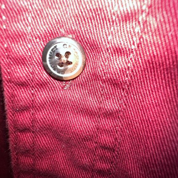 C.E. Schmidt WorkWear Men’s XL Button Down 100% Cotton Heavy Duty Burgundy - Picture 6 of 9